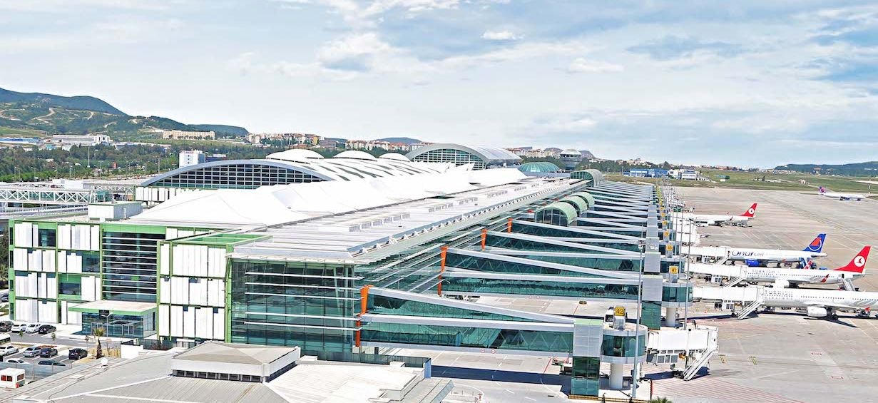 Adnan Menderes Airport (ADB) is the main international airport serving the city of Izmir